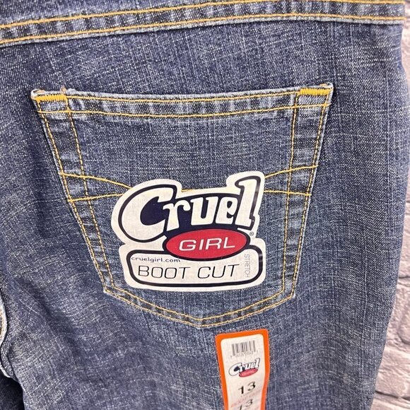 Cruel Girl Boot Cut Jeans Juniors 13 Tall Stretch NWT - Picture 4 of 8